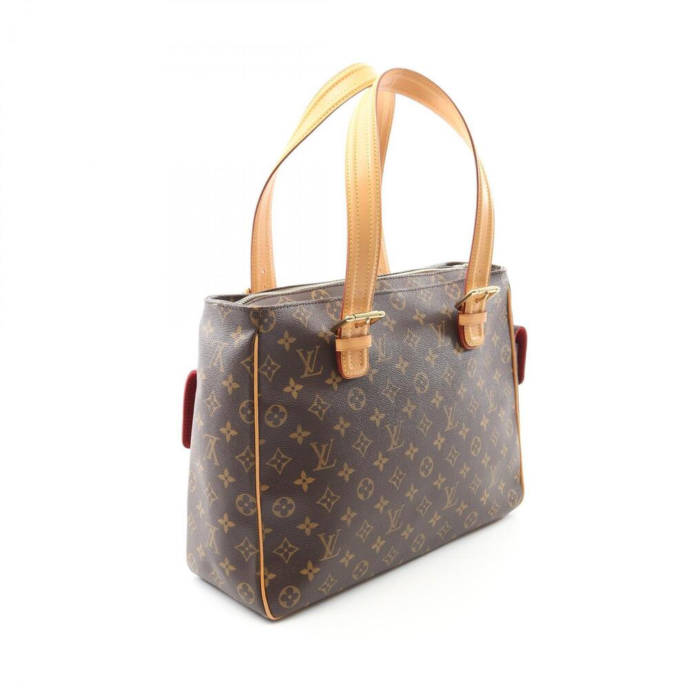 Louis Vuitton Multiplicit Handbag Canvas Leather Monogram Brown